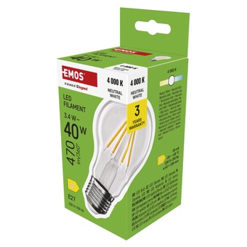 LED žárovka filament ZF5D23 E27, 3,4W, neutrální bílá 4