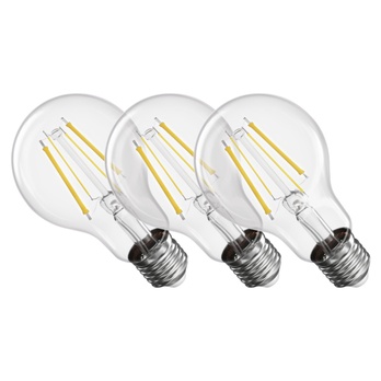 Set LED žárovek filament ZF5D42.3 E27, 5,9W, teplá bílá, 3 ks 1