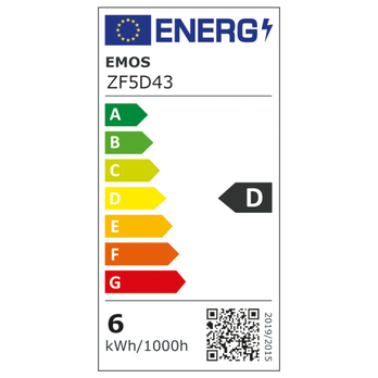 LED žárovka filament ZF5D43 E27, 5,9W, neutrální bílá 7