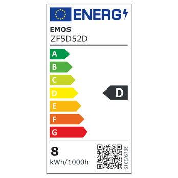 Stmívatelná LED žárovka filament ZF5D52D E27, 7,5W, teplá bílá 7