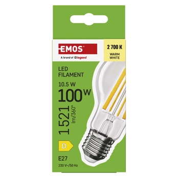 LED žárovka filament ZF5D62 E27, 10,5W, teplá bílá 3