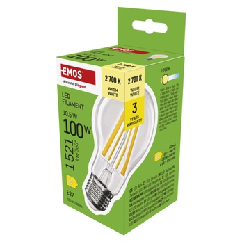 LED žárovka filament ZF5D62 E27, 10,5W, teplá bílá 4