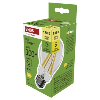Stmívatelná LED žárovka filament ZF5D62D E27, 11W, teplá bílá 3