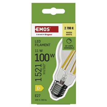 Stmívatelná LED žárovka filament ZF5D62D E27, 11W, teplá bílá 4