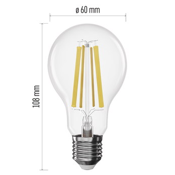 Stmívatelná LED žárovka filament ZF5D62D E27, 11W, teplá bílá 8