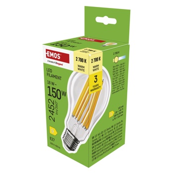 LED žárovka filament ZF5D82 E27, 18W, teplá bílá 3