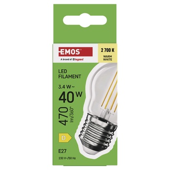 LED žárovka ZF6D22 E27, 40W, teplá bílá 3