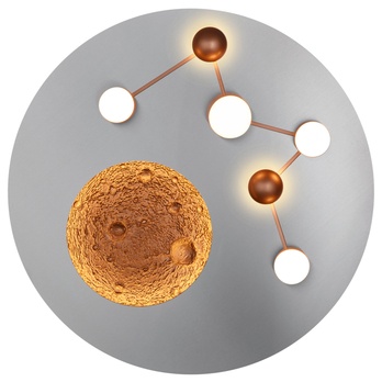 Stropní LED svítidlo ZODIAC stříbrná 2