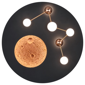 Stropní LED svítidlo ZODIAC černá 3