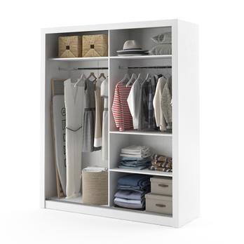 Šatní skříň ZOE bílá 3