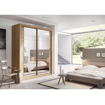 Šatní skříň ZOE dub shetland 1