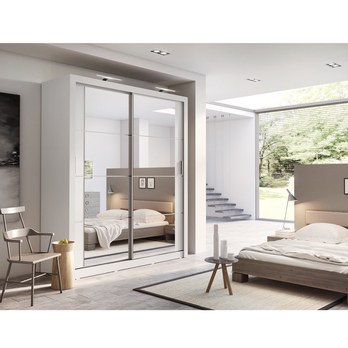 Šatní skříň ZOE bílá 1