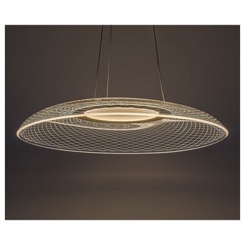 Závěsné svítidlo ZOFRAEL 2 zlatá/průhledná 1