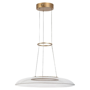 Závěsné svítidlo ZOFRAEL 2 zlatá/průhledná 2