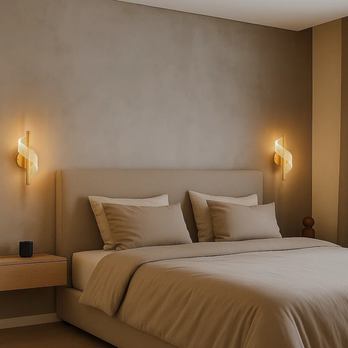 Nástěnné svítidlo ZOFRAEL zlatá/průhledná 1