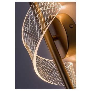 Nástěnné svítidlo ZOFRAEL zlatá/průhledná 5