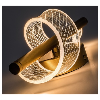 Nástěnné svítidlo ZOFRAEL zlatá/průhledná 8