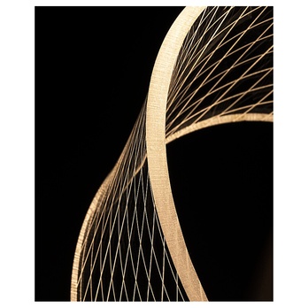 Stolní lampa ZOFRAEL zlatá/průhledná 9