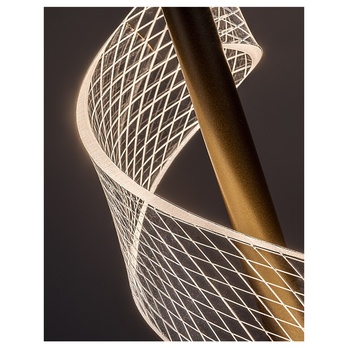 Závěsné svítidlo ZOFRAEL zlatá/průhledná 4