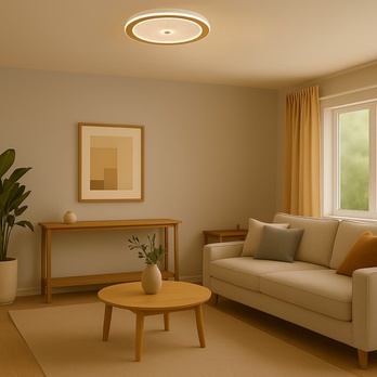 Stropní svítidlo ZOFRAEL zlatá/průhledná 1