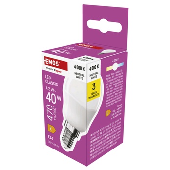 LED žárovka ZQ1E23 E14, 4,2W, neutrální bílá 4