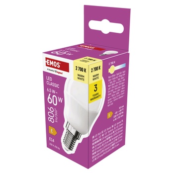 LED žárovka ZQ1E41 E14, 6,5W, teplá bílá 4