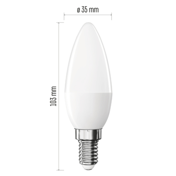 LED žárovka ZQ3E23 E14, 4,2W, neutrální bílá 8