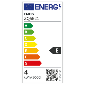 LED žárovka ZQ5E21 E27, 4W, teplá bílá 6