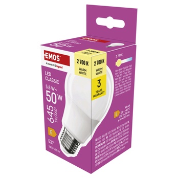 LED žárovka ZQ5E31 E27, 5,8W, teplá bílá 4