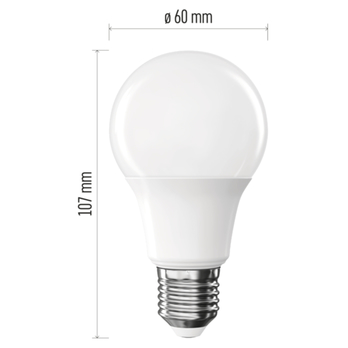 LED žárovka ZQ5E41 E27, 7W, teplá bílá 7