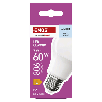 LED žárovka ZQ5E44 E27, 7W, studená bílá 3