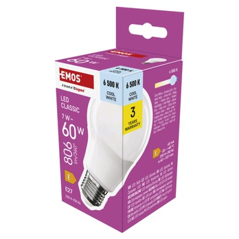 LED žárovka ZQ5E44 E27, 7W, studená bílá 4