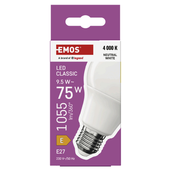 LED žárovka  ZQ5E53 E27, 9,5W, neutrální bílá 3
