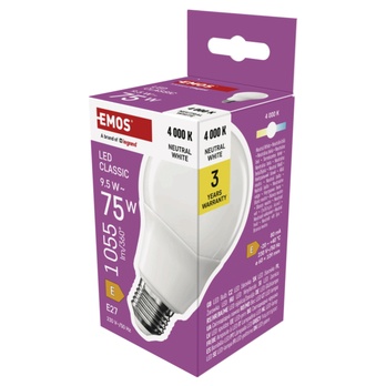 LED žárovka  ZQ5E53 E27, 9,5W, neutrální bílá 4