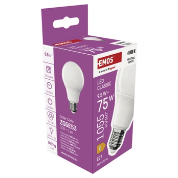 LED žárovka  ZQ5E53 E27, 9,5W, neutrální bílá 5