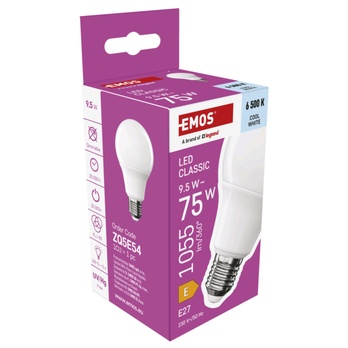 LED žárovka ZQ5E54 E27, 9,5W, studená bílá 5