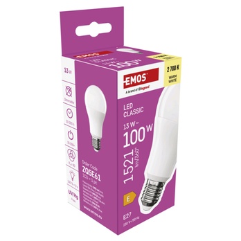 LED žárovka ZQ5E61 E27, 13W, teplá bílá 5