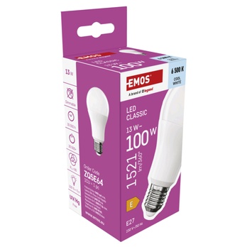 LED žárovka ZQ5E64 E27, 13W, studená bílá 5