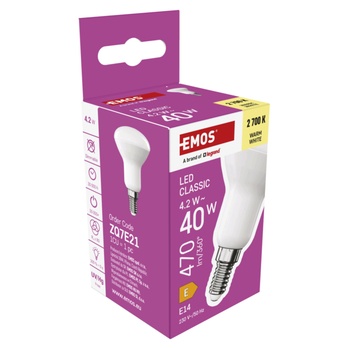 LED žárovka ZQ7E21 E14, 4,2W, teplá bílá 5