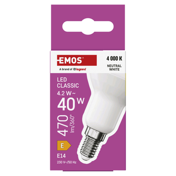 LED žárovka ZQ7E23 E14, 4,2W, neutrální bílá 3
