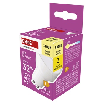 LED žárovka ZQ8E12 GU10, 3W, teplá bílá 4