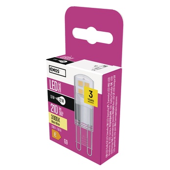 LED žárovka ZQ9526 G9, 1,9W, teplá bílá 1