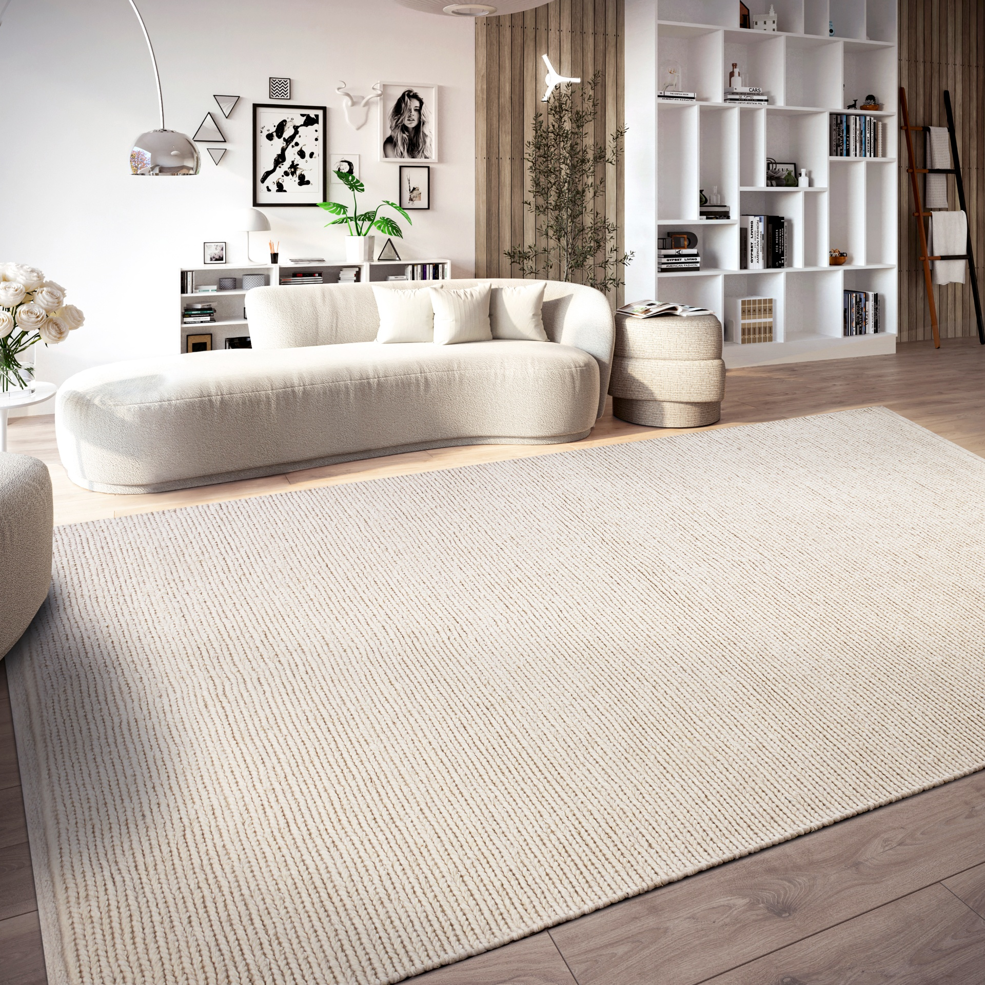 Biely obdĺžnikový koberec Villeroy & Boch Kollektion
