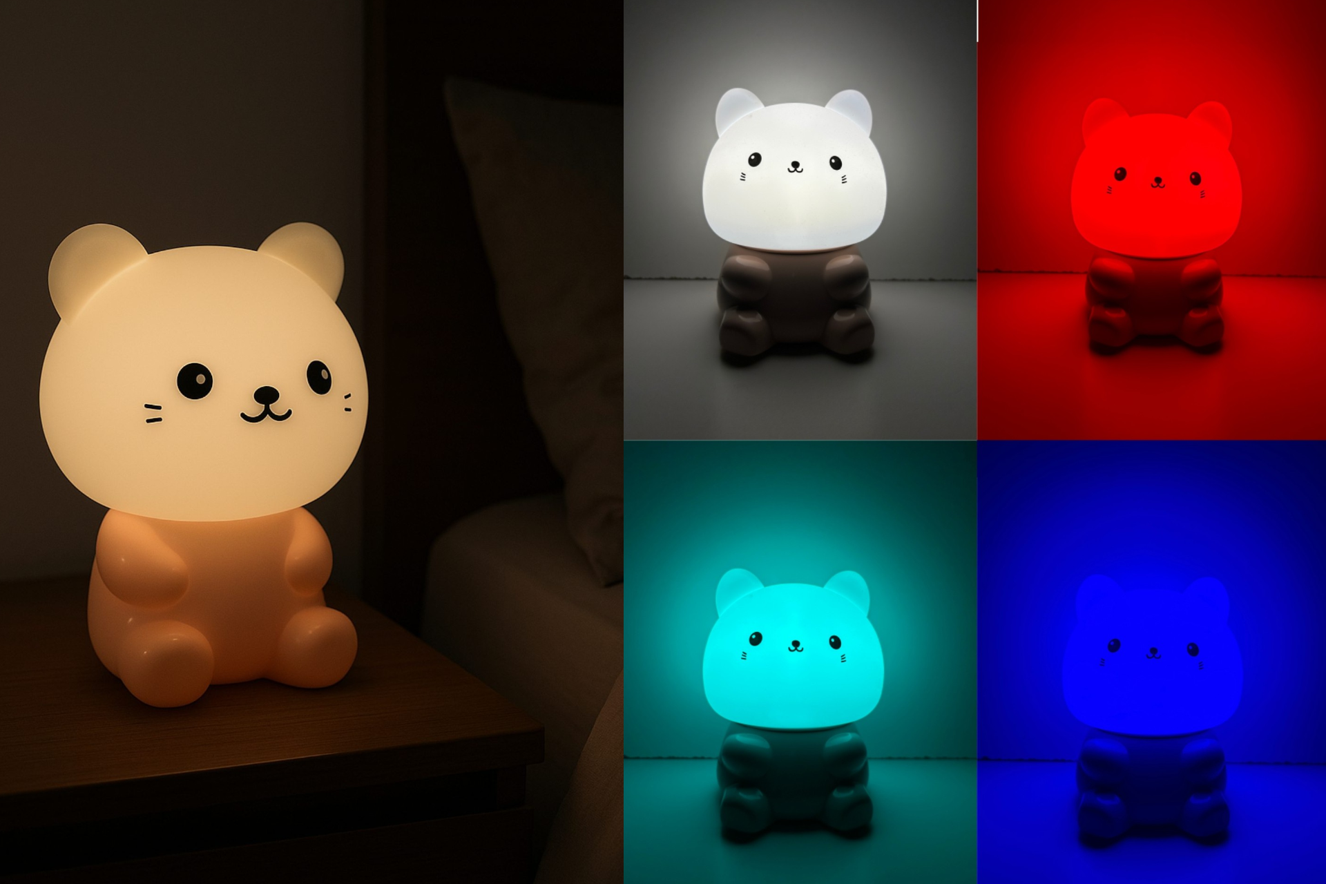Dětská noční lampa Cat