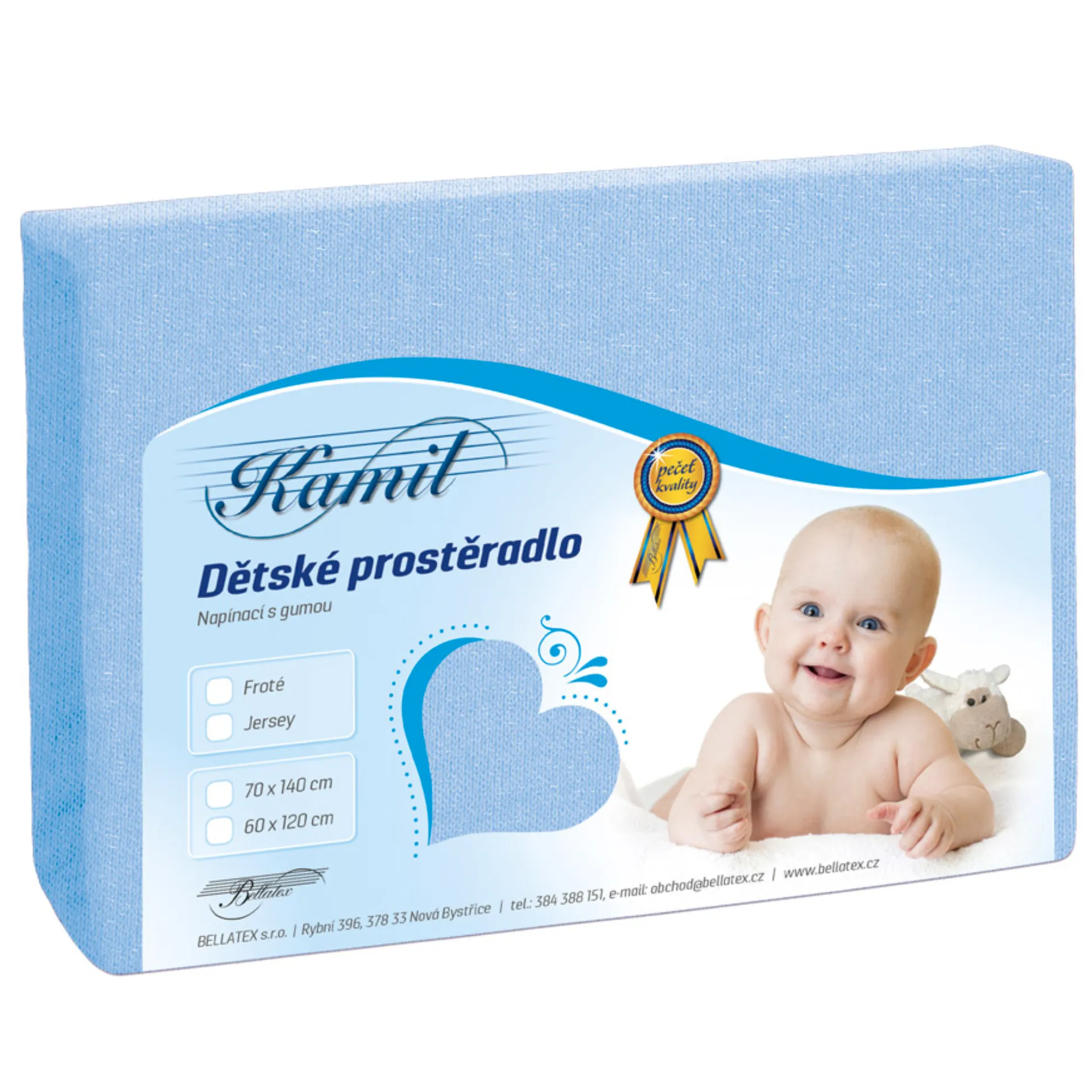Detské prestieradlo zo 100 % bavlny