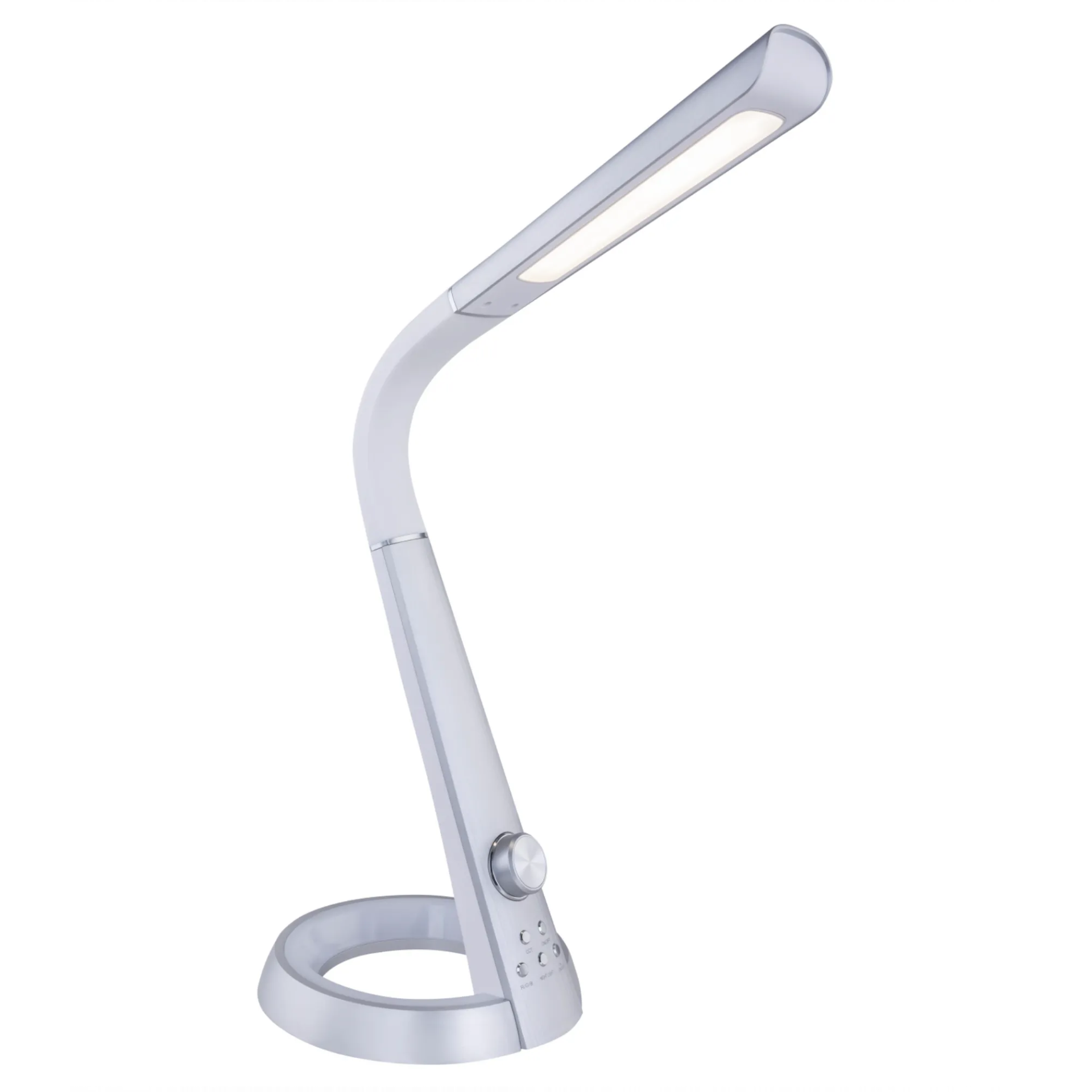 Stmievateľná stolná RGB LED lampička Mitto. Zdroj: SCONTO Stmievateľná stolná RGB LED lampička