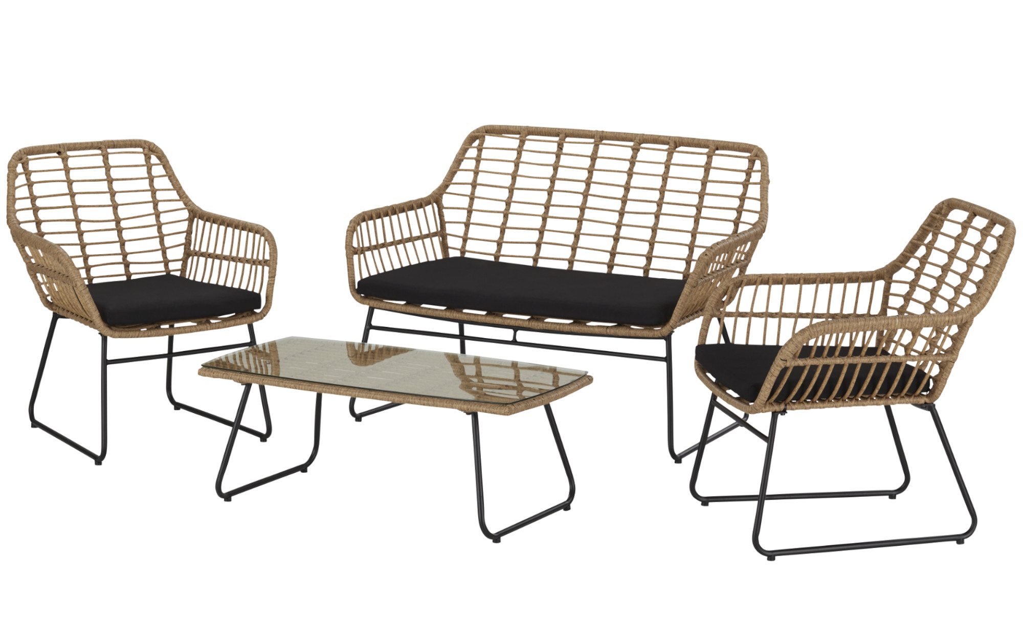 Záhradná zostava pohovka a kreslá