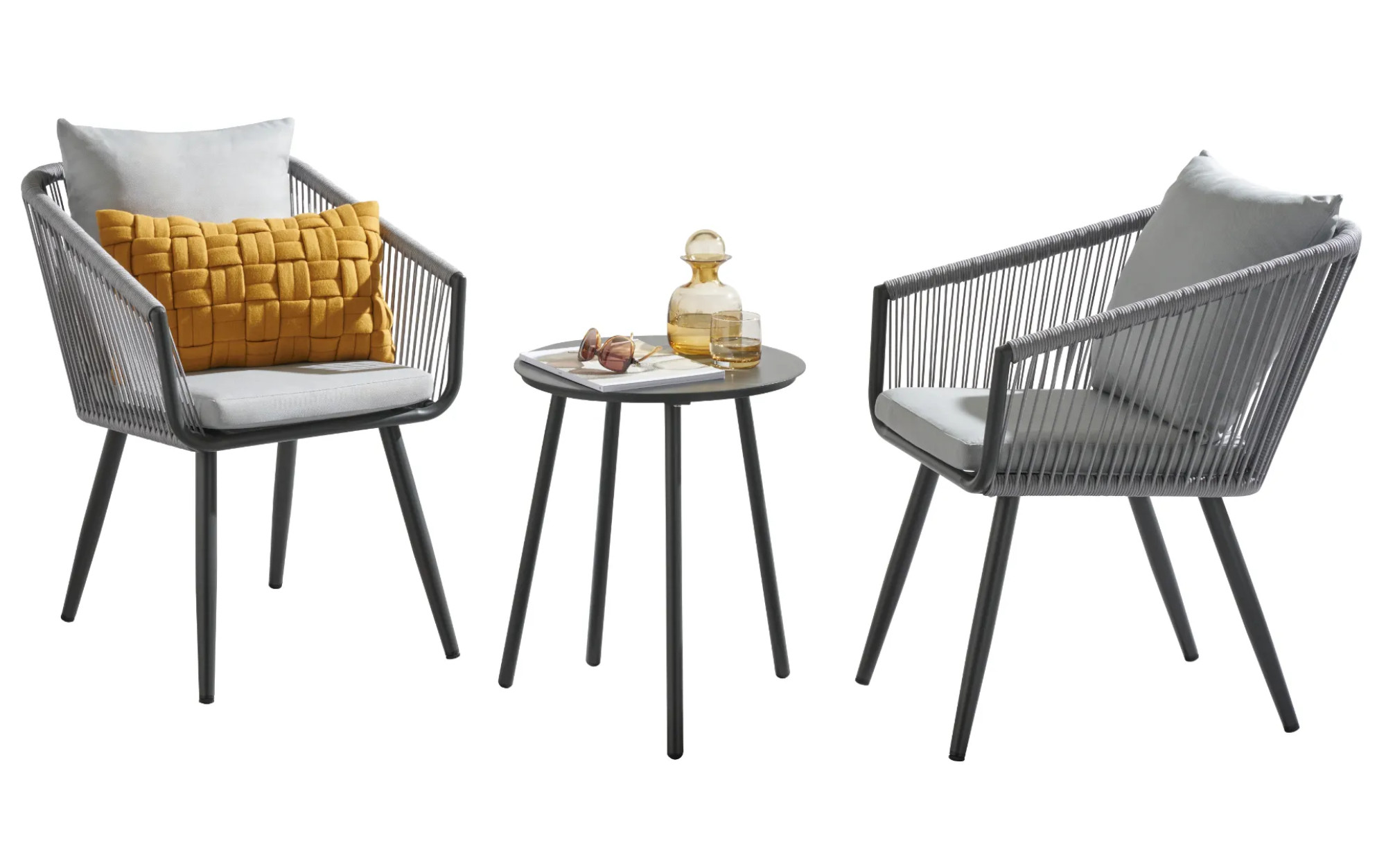 Balkonový set Filippo. Zdroj: SCONTO balkonový set - křesla se stolkem