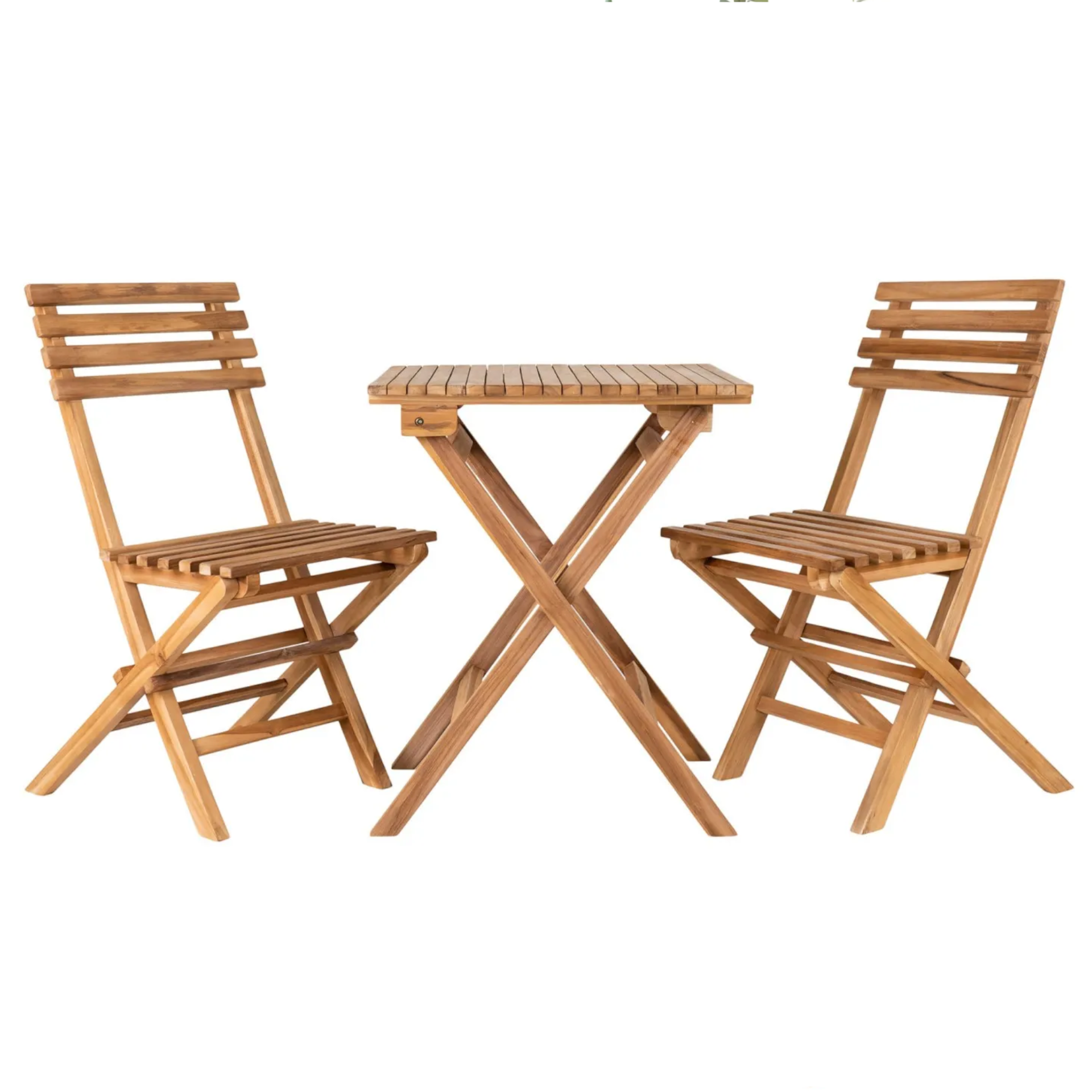 Zahradní sestava Conie se židlemi a stolkem, které je možné skládat. Zdroj: SCONTO Zahradní sestava se židlemi a stolkem, které je možné skládat