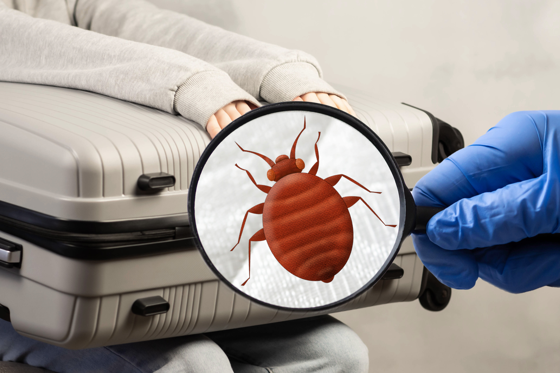 ploštice v cestovnom kufri